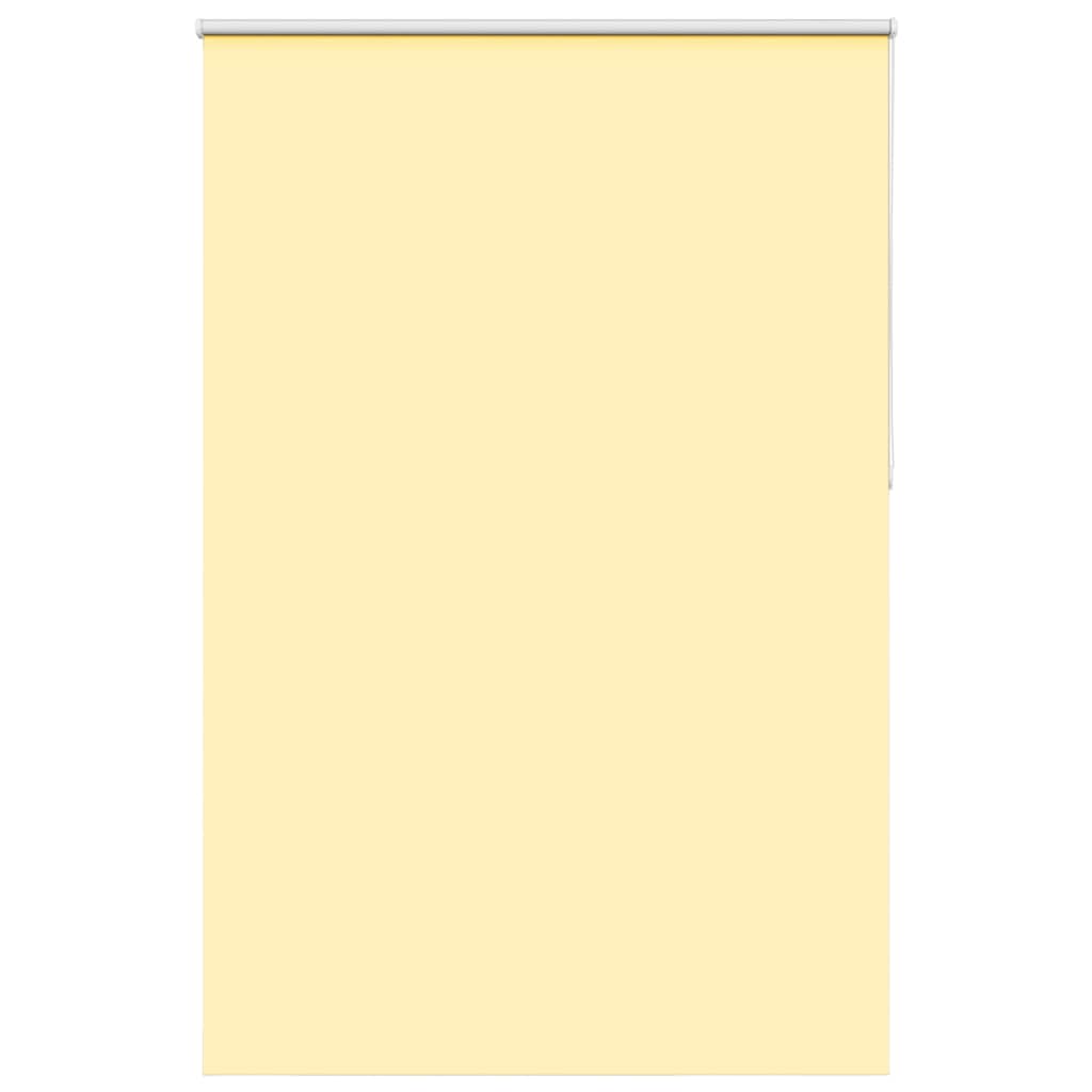 Roller Blind Blackout Yellow 155x230 cm Fabric Width 151.6 cm Polyester