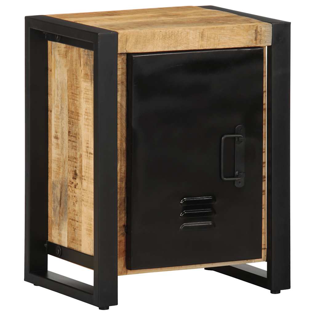Bedside Cabinet 40x30x51 cm Solid Rough Wood Mango