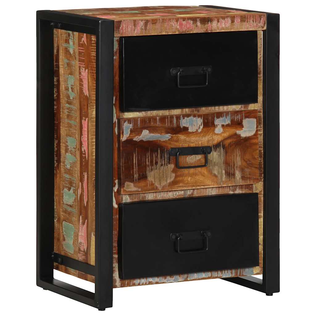 NOUPLAS Multi Colour Chest of Drawers - Small-sized, 3 Drawers