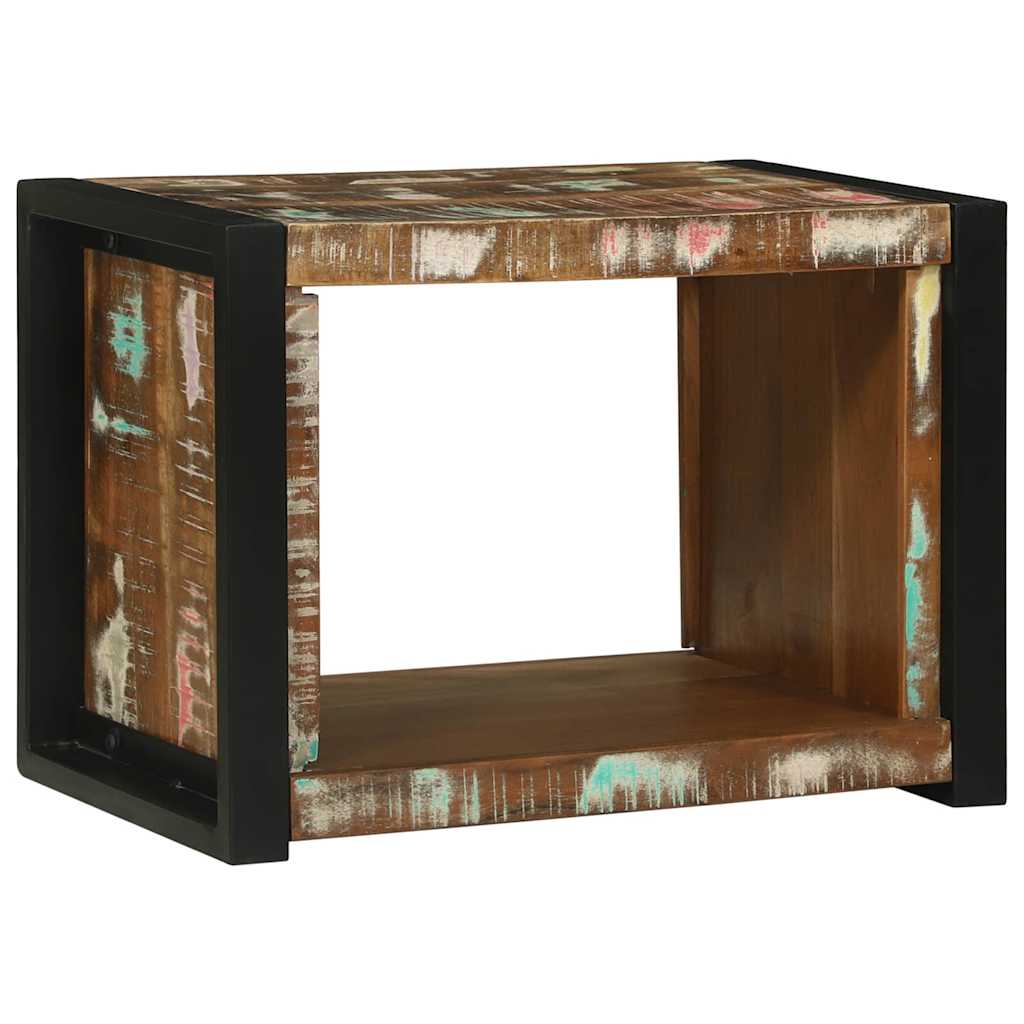 Wall Cube 55x35x40 cm Solid Wood Reclaimed