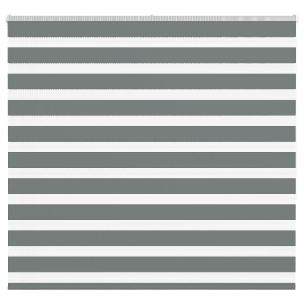 Zebra Blind Dark Grey 160x150 cm Fabric Width 155.9 cm Polyester