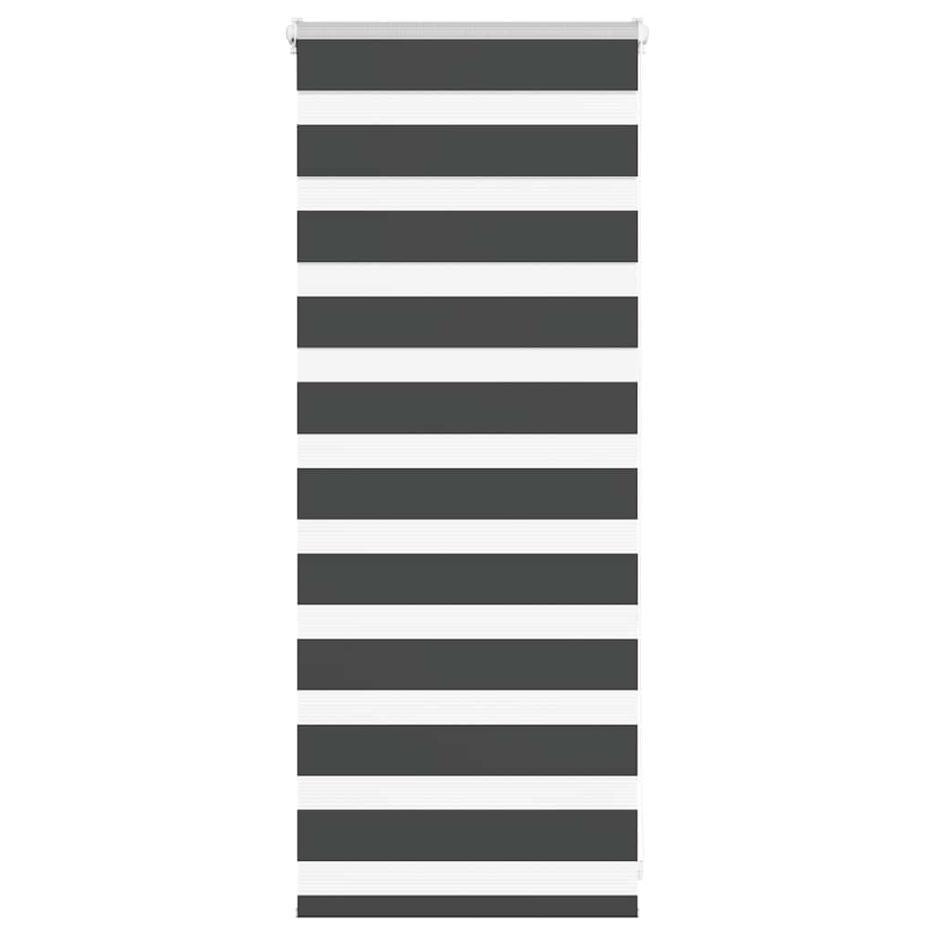 Zebra Blind Black 65x100 cm Fabric Width 60.9 cm Polyester