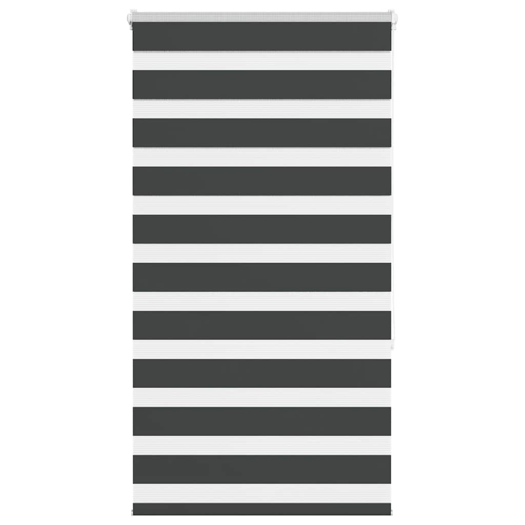 Zebra Blind Black 85x150 cm Fabric Width 80.9 cm Polyester