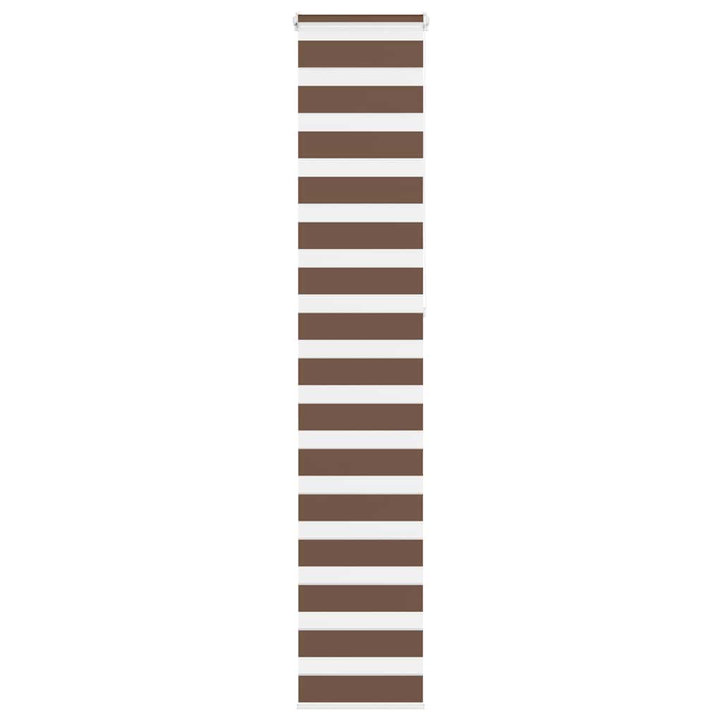 Zebra Blind Brown 45x230 cm Fabric Width 40.9 cm Polyester