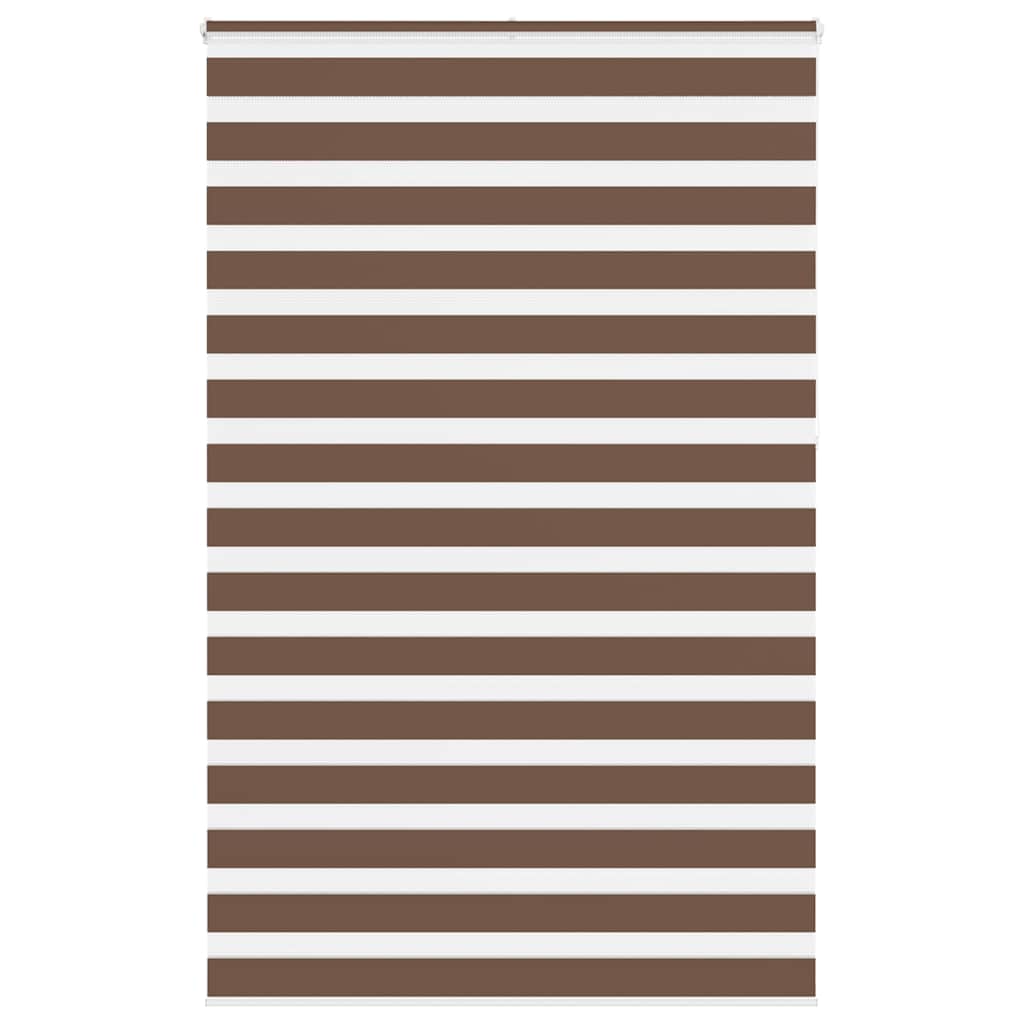 Zebra Blind Brown 140x230 cm Fabric Width 135.9 cm Polyester