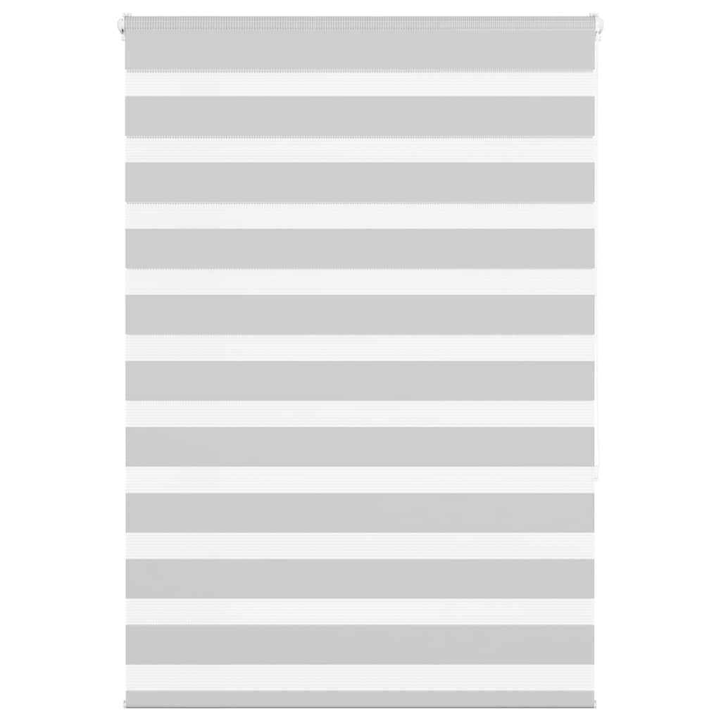 Zebra Blind Light Grey 105x150 cm Fabric Width 100.9 cm Polyester