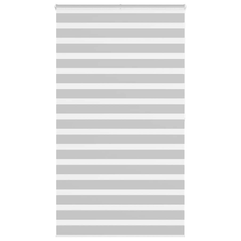 Zebra Blind Light Grey 135x200 cm Fabric Width 130.9 cm Polyester