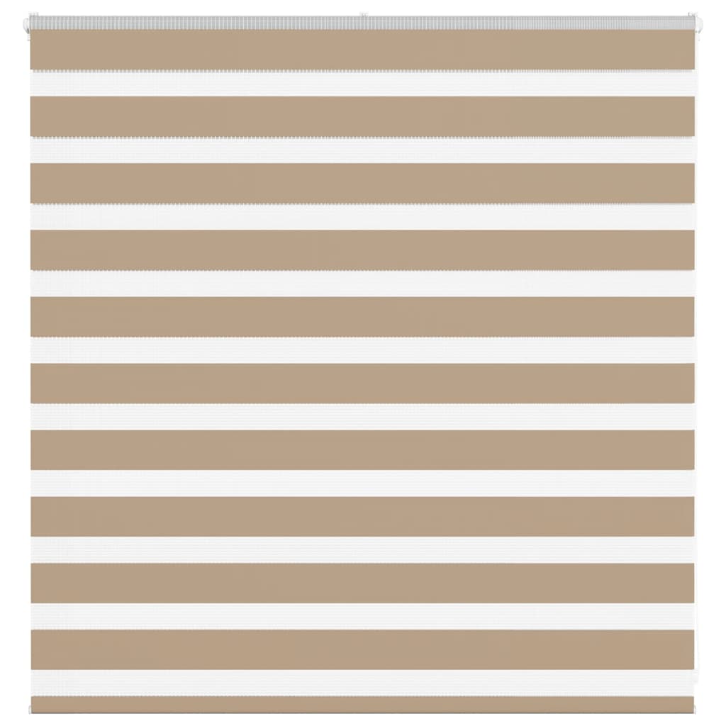 Zebra Blind Sand Brown 145x100 cm Fabric Width 140.9 cm Polyester