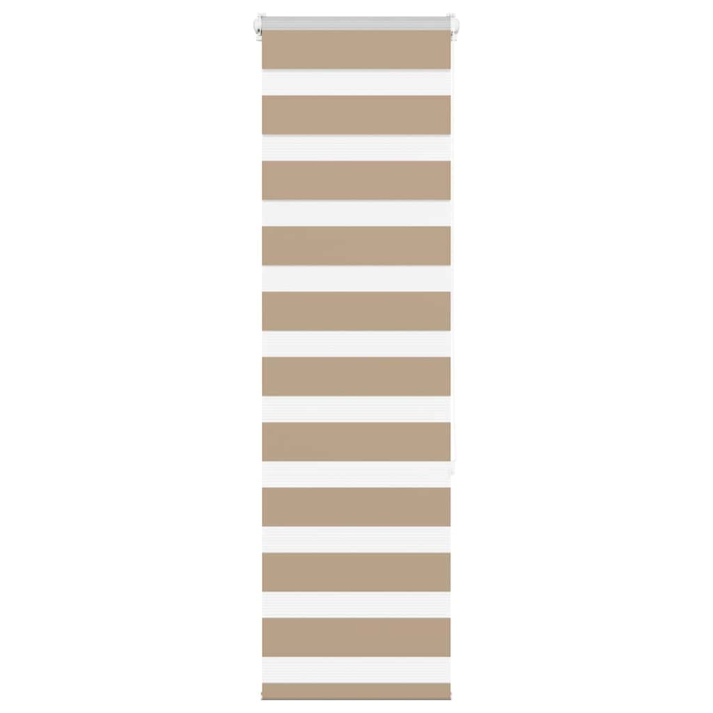 Zebra Blind Sand Brown 45x150 cm Fabric Width 40.9 cm Polyester