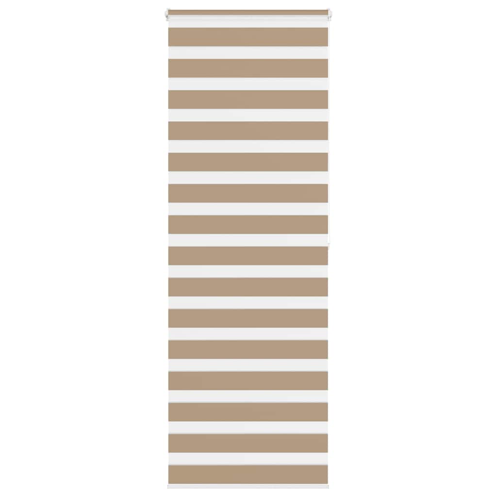 Zebra Blind Sand Brown 90x200 cm Fabric Width 85.9 cm Polyester