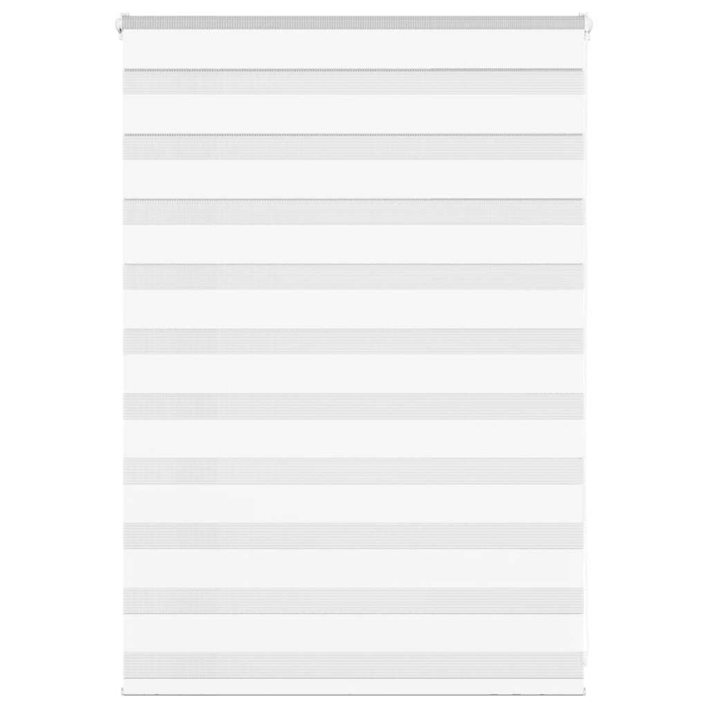 Zebra Blind White 100x100 cm Fabric Width 95.9 cm Polyester