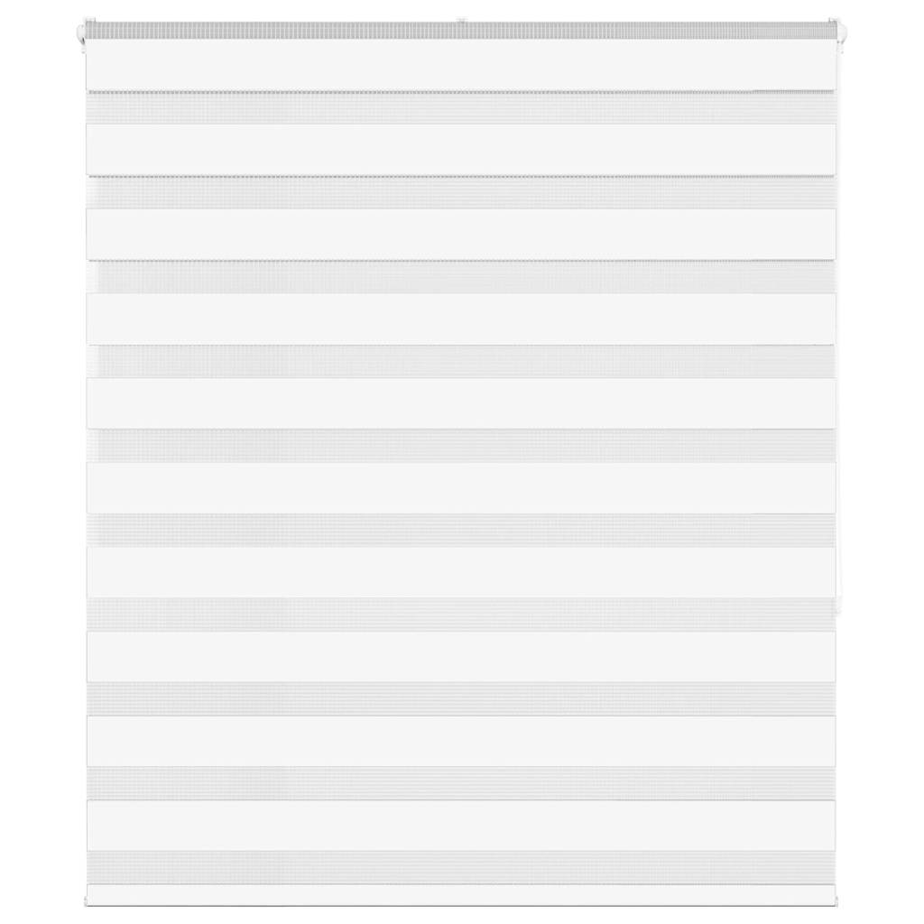 Zebra Blind White 135x150 cm Fabric Width 130.9 cm Polyester