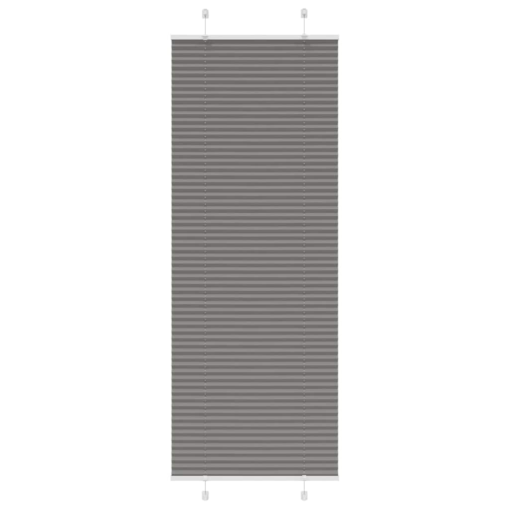 Pleated Blind Anthracite 70x200 cm Fabric Width 69.4 cm Polyester
