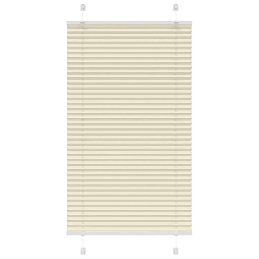 Pleated Blind Cream 75x100 cm Fabric Width 74.4 cm Polyester