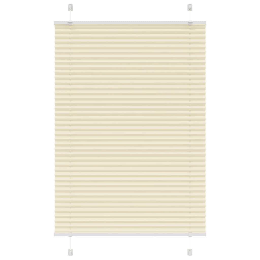Pleated Blind Cream 100x150 cm Fabric Width 99.4 cm Polyester