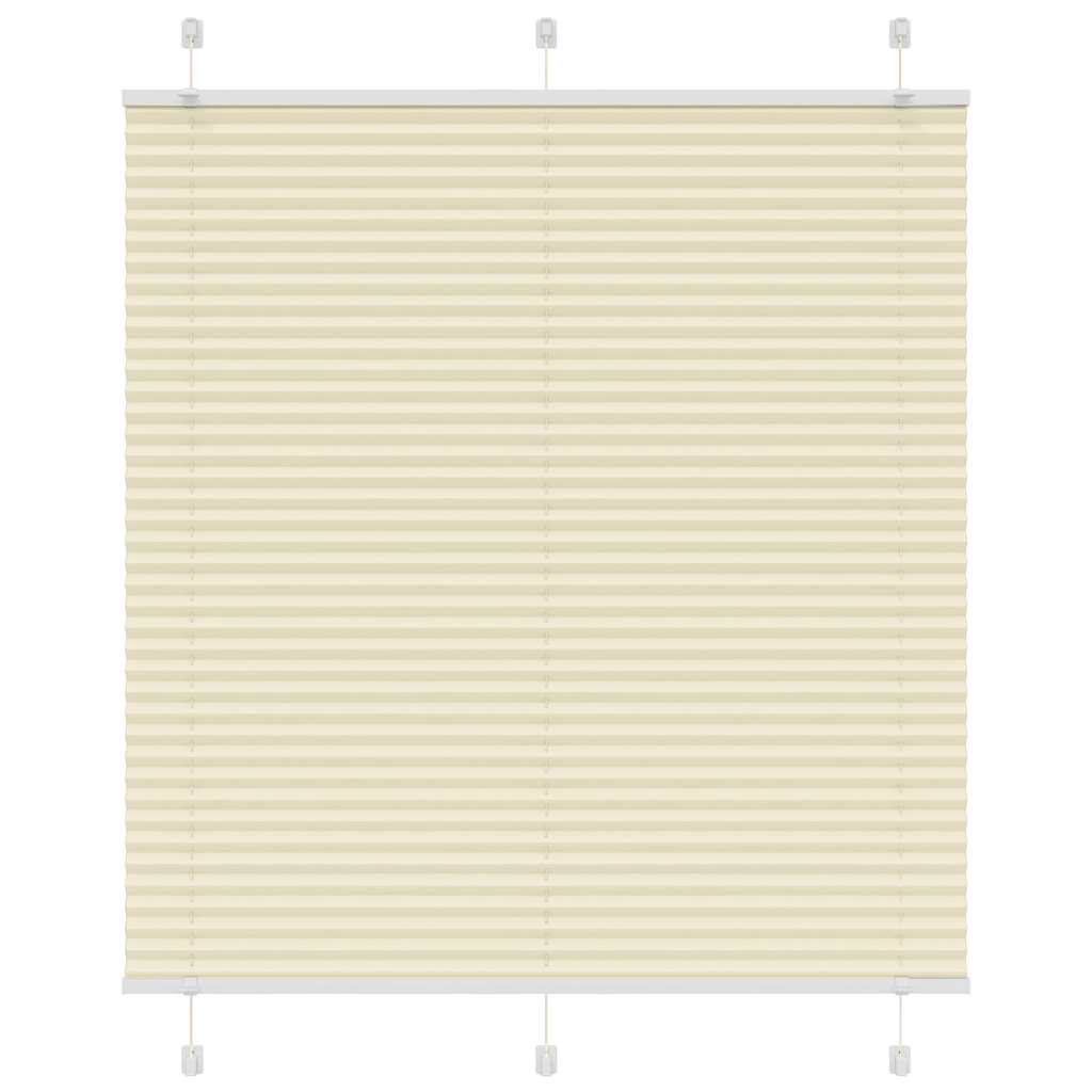 Pleated Blind Cream 120x150 cm Fabric Width 119.4 cm Polyester