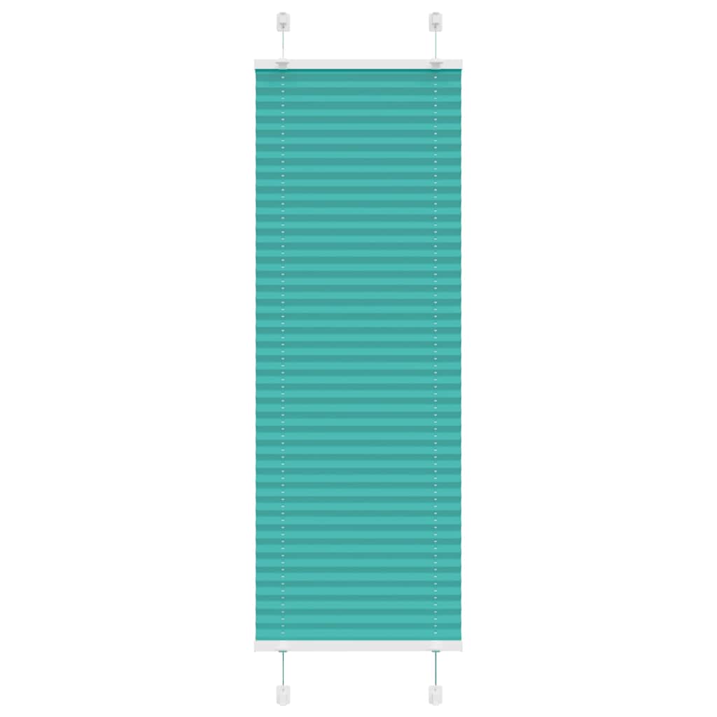 Pleated Blind Petrol Green 40x150 cm Fabric Width 39.4 cm Polyester