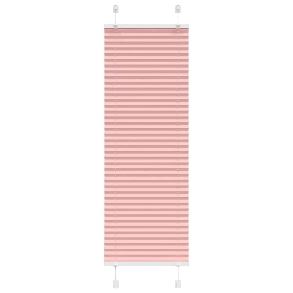 Pleated Blind Pink 50x100 cm Fabric Width 49.4 cm Polyester