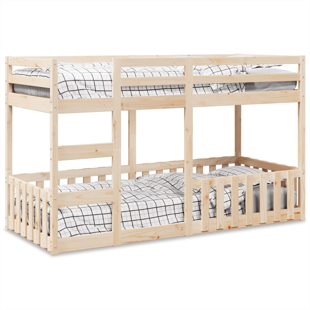 Bunkbed 90x200cm Solid Wood Pine