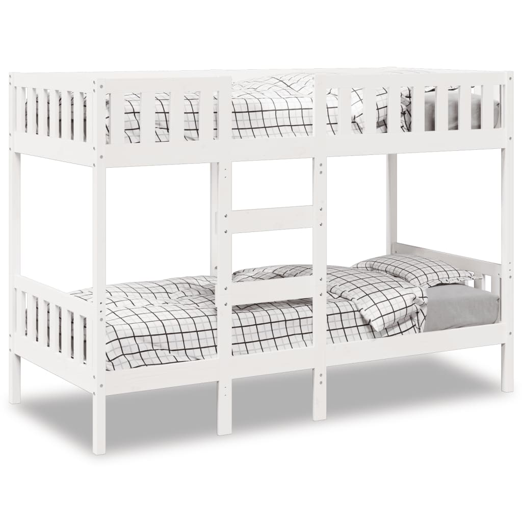Bunkbed White 90x190cm Solid Wood Pine
