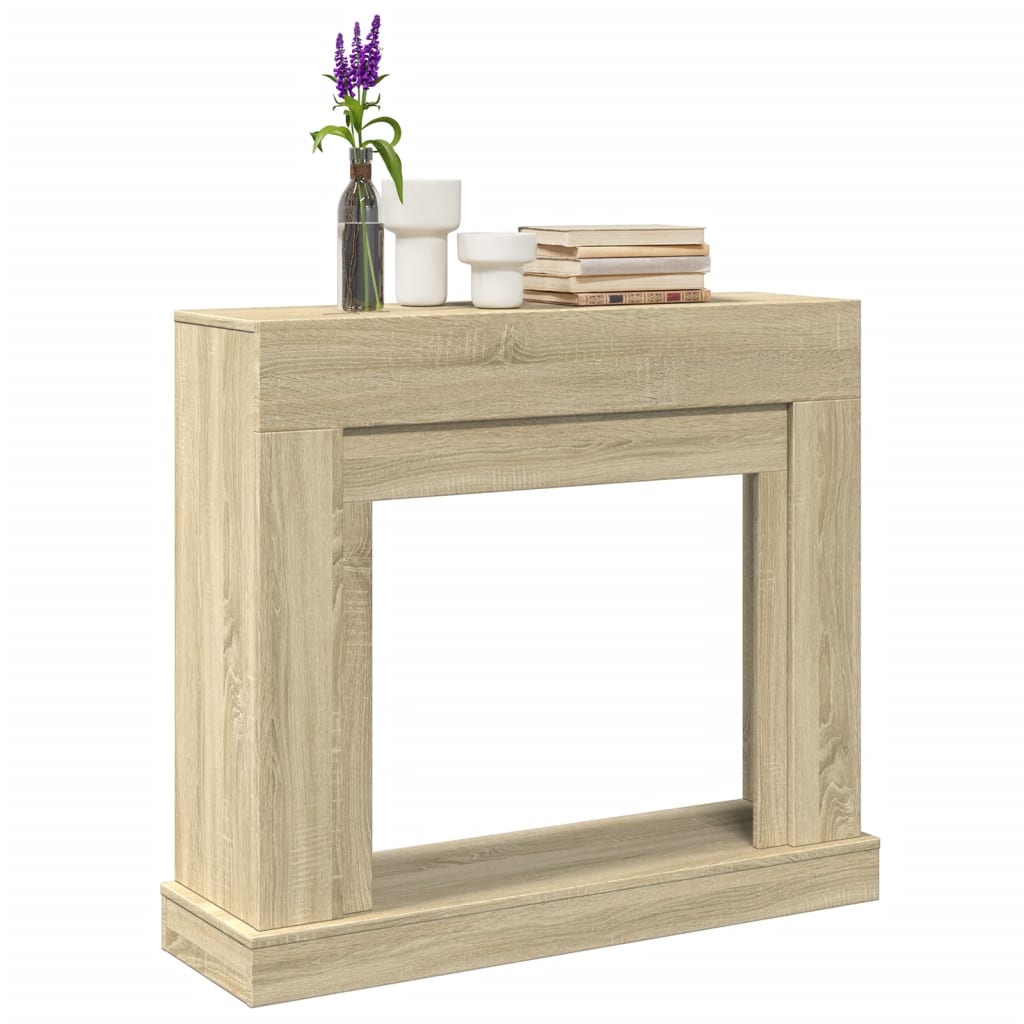 PAOHAL Fireplace Surround Sonoma 100x30x87.5 cm Wooden - Oak