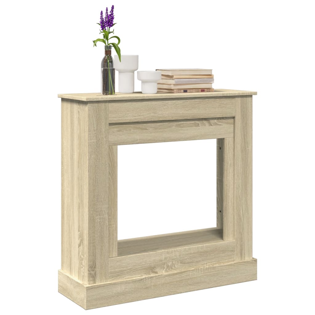 PAOHAL Fireplace Surround Sonoma 90x30x90 cm Wooden - Oak