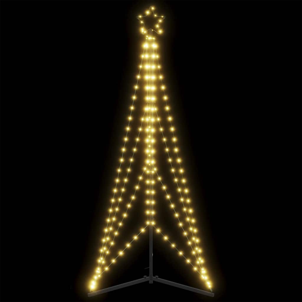 GLOWRA LED Christmas Tree 363 LEDs Warm White 182 cm