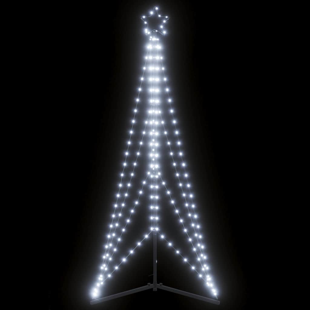 GLOWRA LED Christmas Tree 363 LEDs Cold White 182 cm