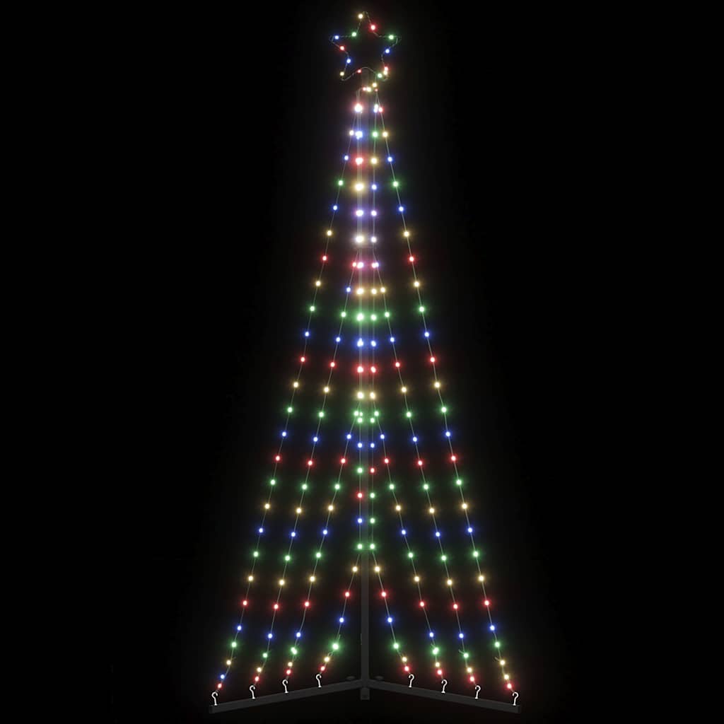 GLOWRA LED Christmas Tree 339 LEDs Colorful 187 cm