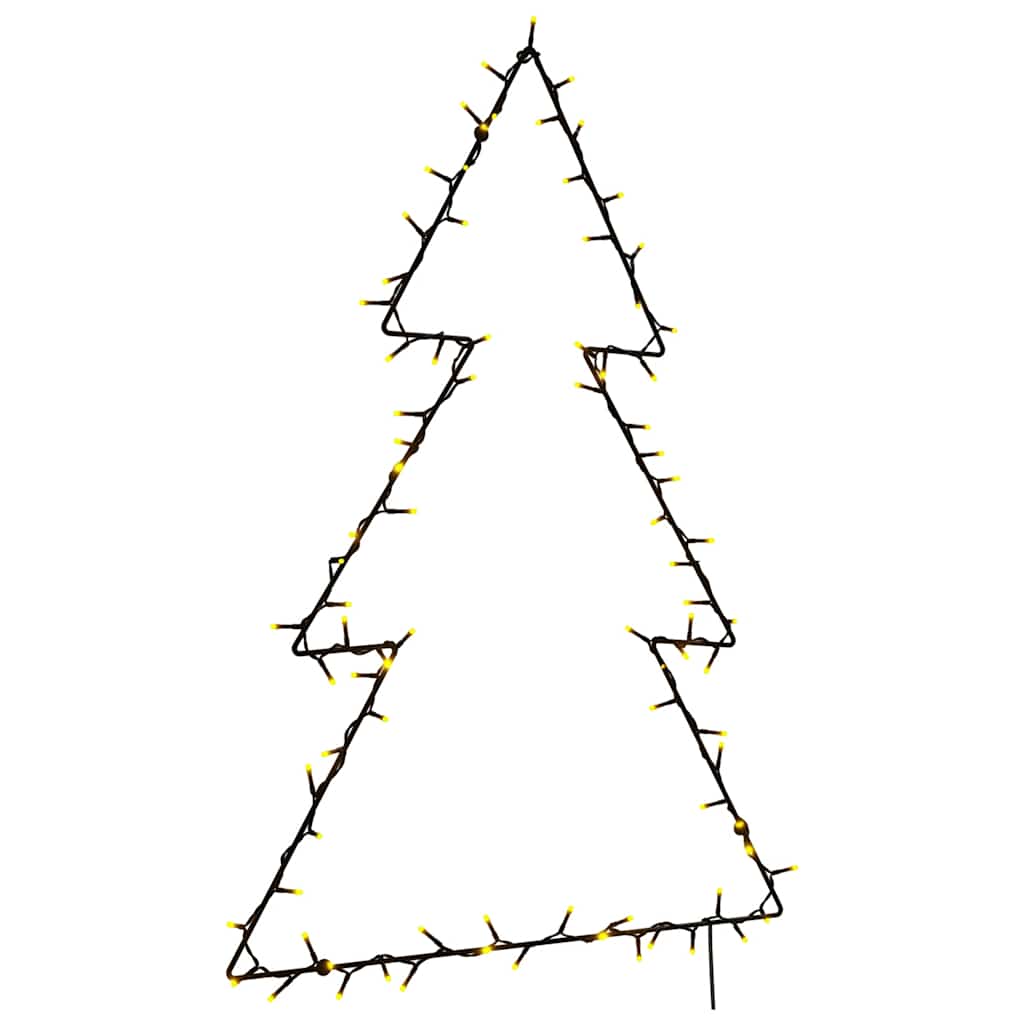 HIVLEN Christmas Lights Christmas Tree Silhouette 115 LEDs Warm White