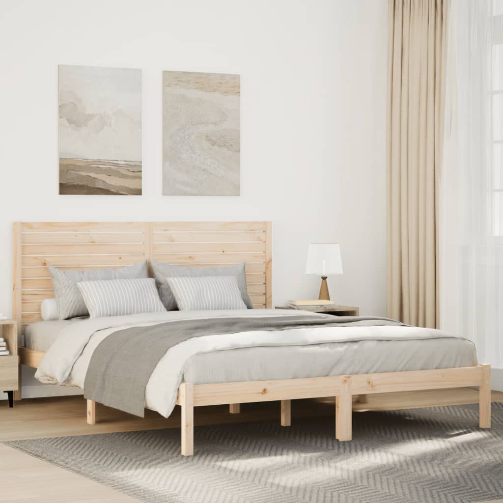 Extra Long Bedframe 160x220cm Solid Wood
