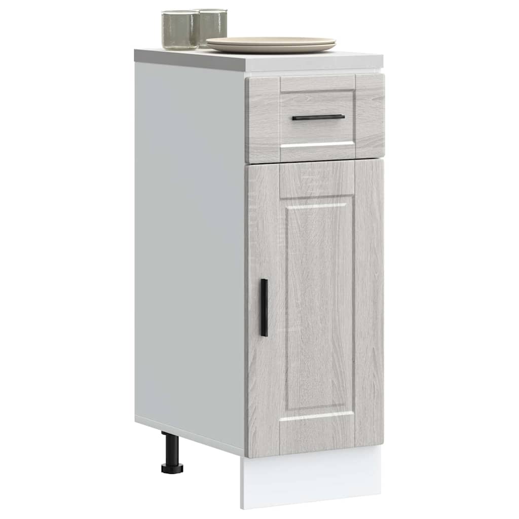 Kitchen Base Cabinet Porto Grey Sonoma Engineered Wood
