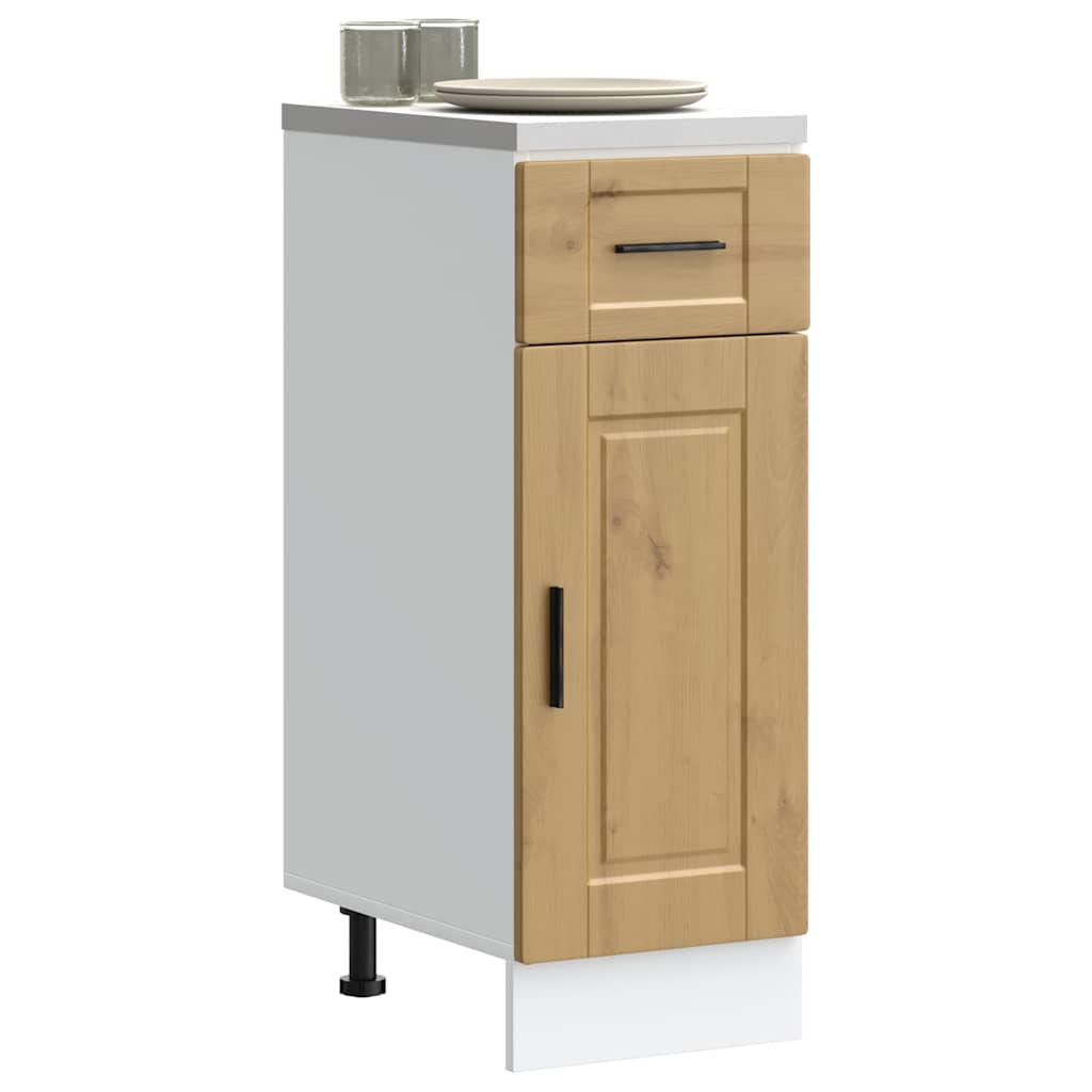 Kitchen Base Cabinet Porto Artisan Oak Engineered Wood
