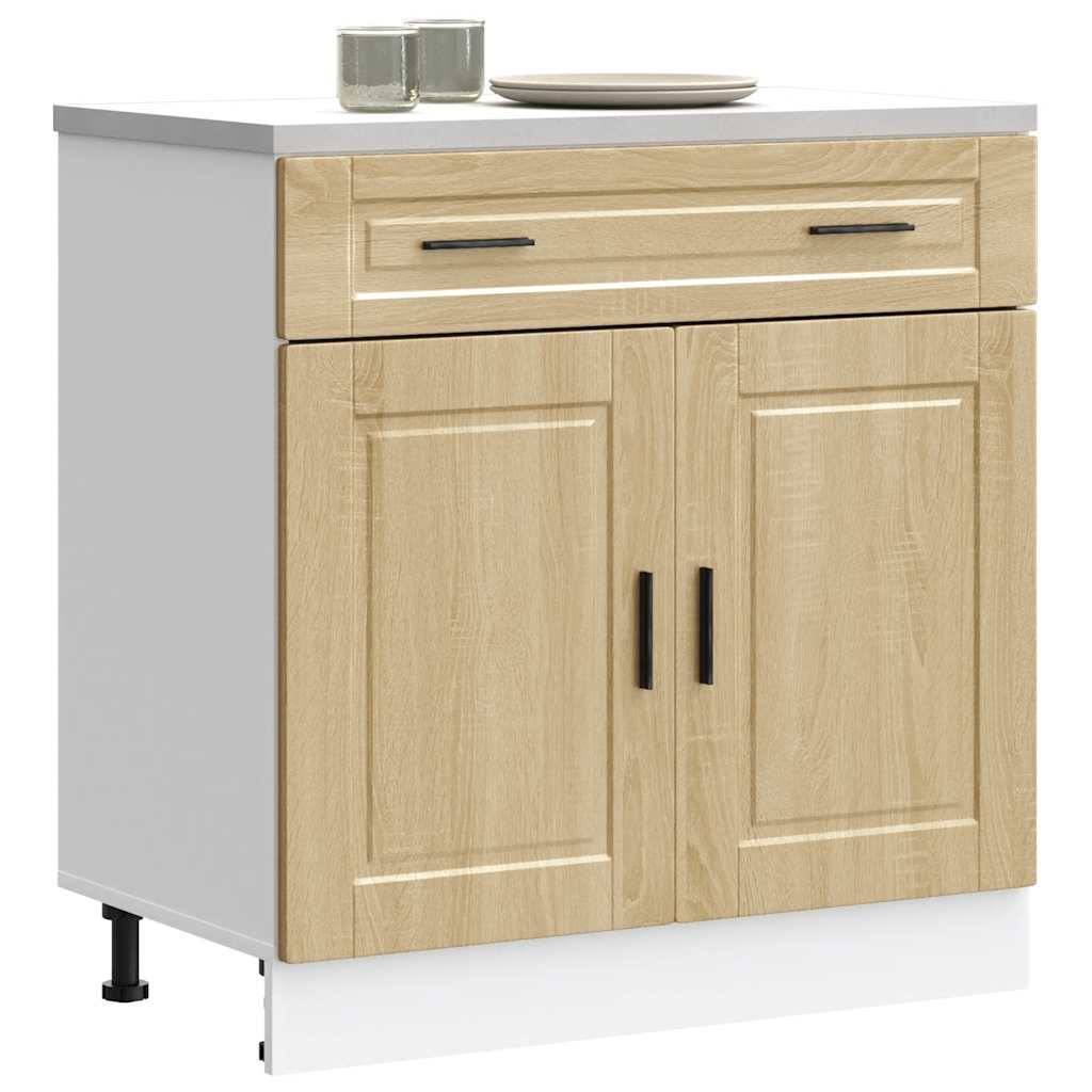 Kitchen Base Cabinet Porto Sonoma Oak Engineered Wood