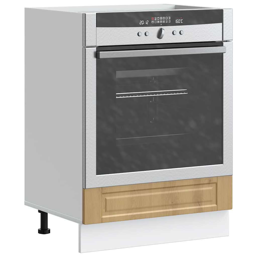 Oven Cabinet Porto Artisan Oak Engineered Wood