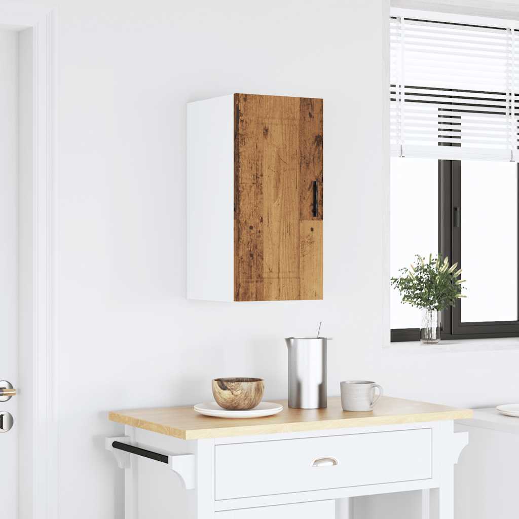Kitchen Wall Cabinet Porto Old Wood Engineered Wood
