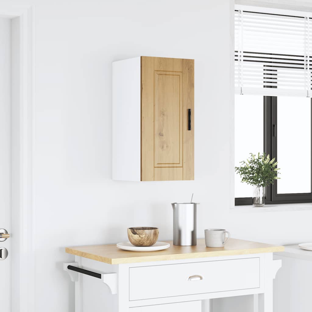 Kitchen Wall Cabinet Porto Artisan Oak Engineered Wood