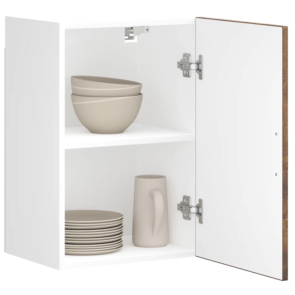 Kitchen Wall Cabinet Porto Smoked Oak Engineered Wood