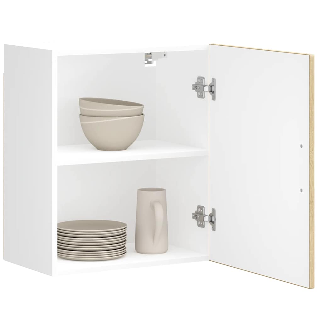 Kitchen Wall Cabinets 2 pcs Porto Sonoma Oak Engineered Wood
