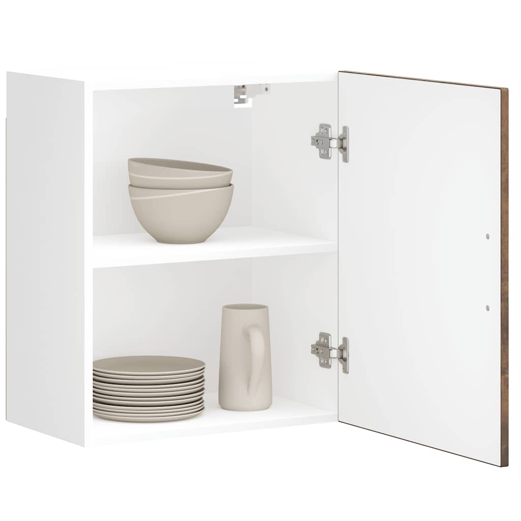 Kitchen Wall Cabinets 2 pcs Porto Smoked Oak Engineered Wood