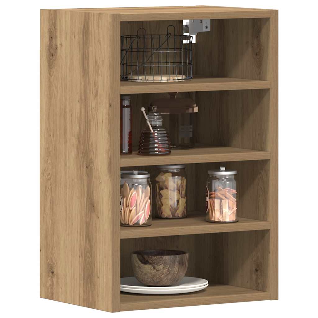 Hanging Cabinet Riga Artisan Oak 40x29.5x60 cm Engineered Wood