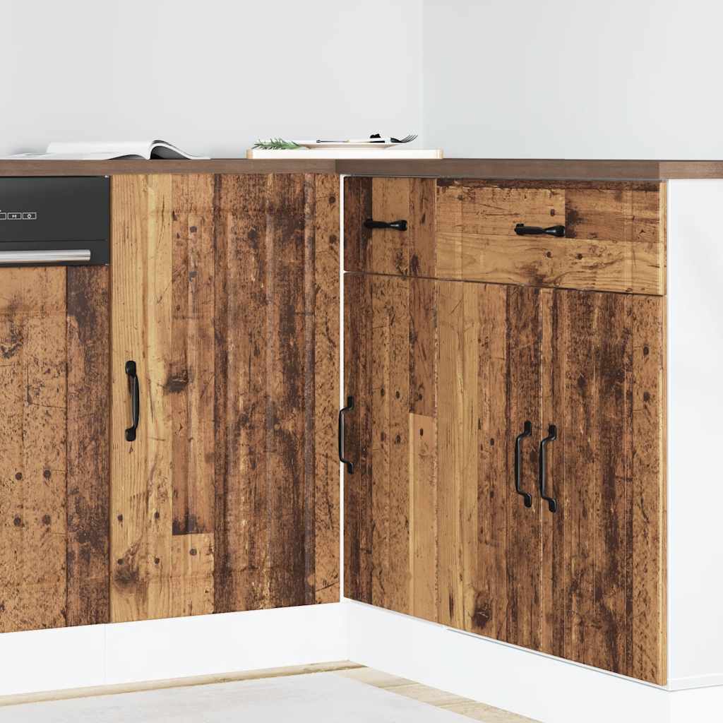 Sink Base Cabinet Lucca Old Wood Engineered Wood