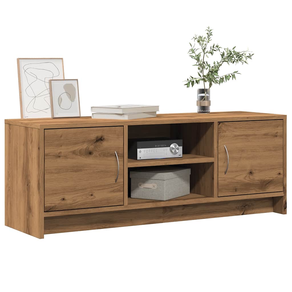 TV Cabinet Artisan Oak 102x30x37.5 cm Engineered Wood