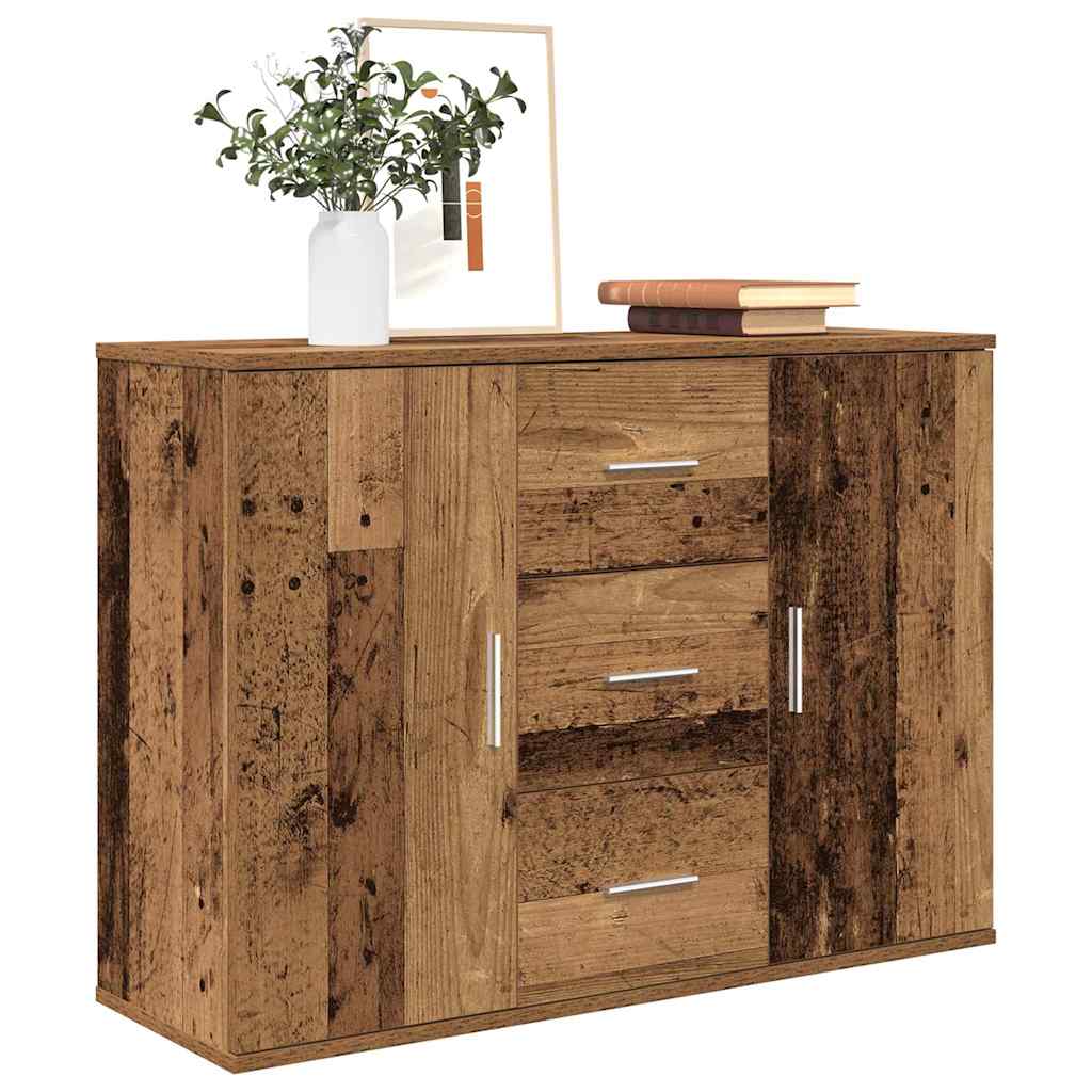 Sideboard Old Wood 90x29.5x65 cm Engineered Wood