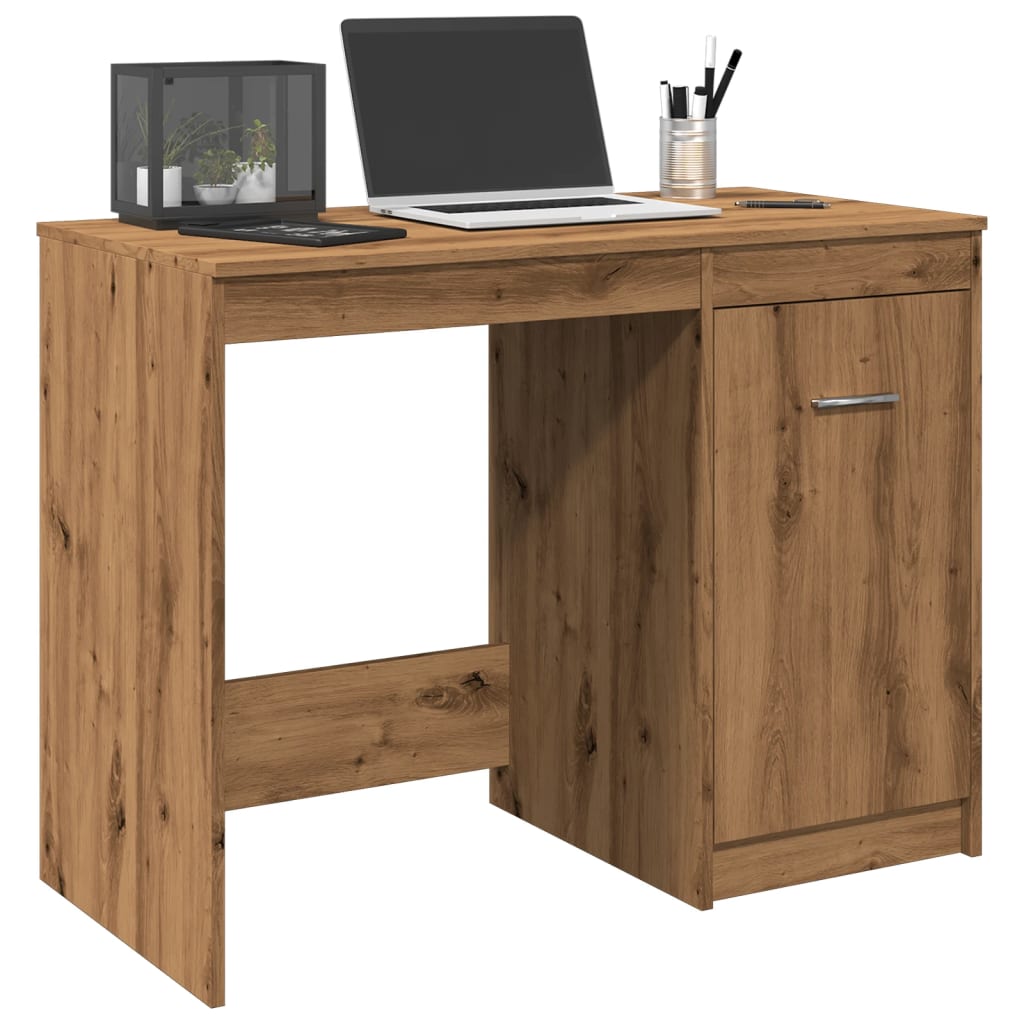 Desk Artisan Oak 100x50x76 cm Engineered Wood