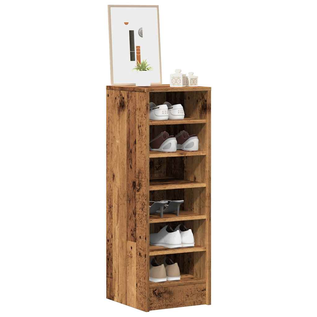 CANYON Tall Shoe Cabinet Old Wood