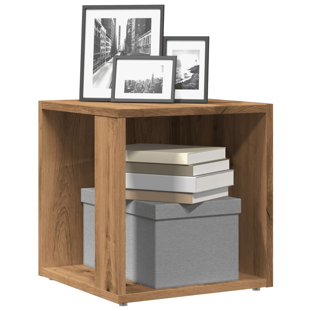Side Table Artisan Oak 33x33x34 cm Engineered Wood