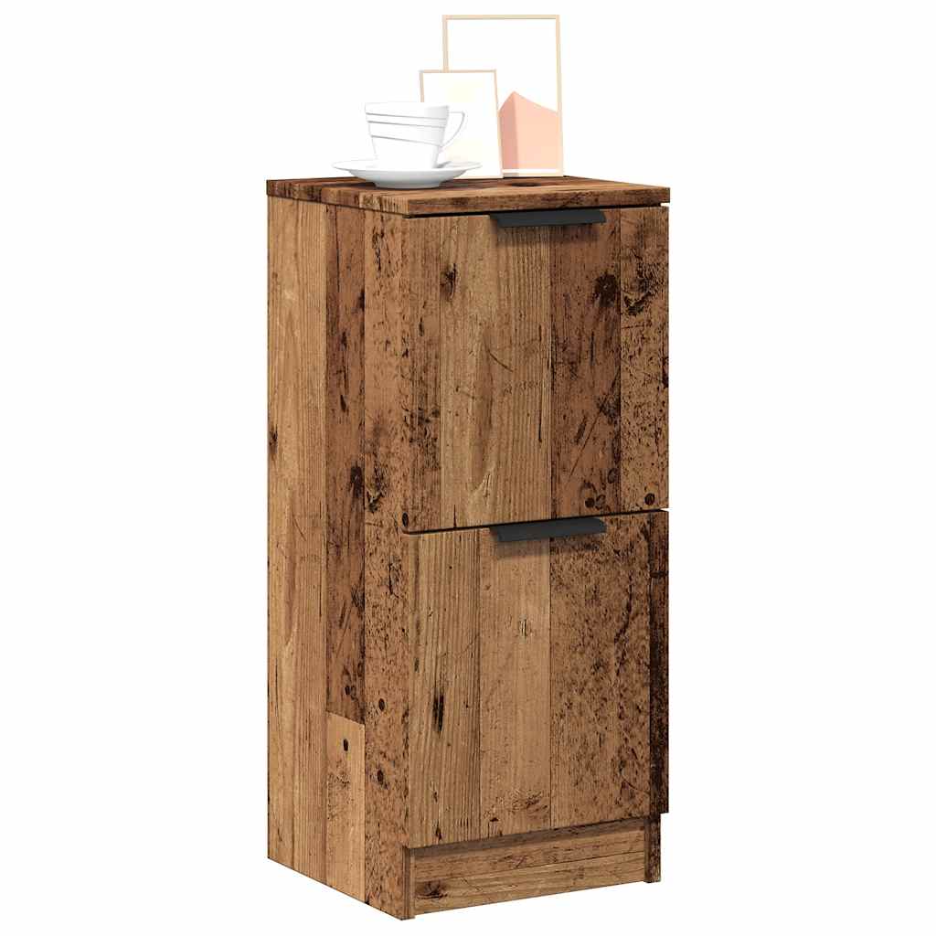 Sideboard Old Wood 30x30x70 cm Engineered Wood