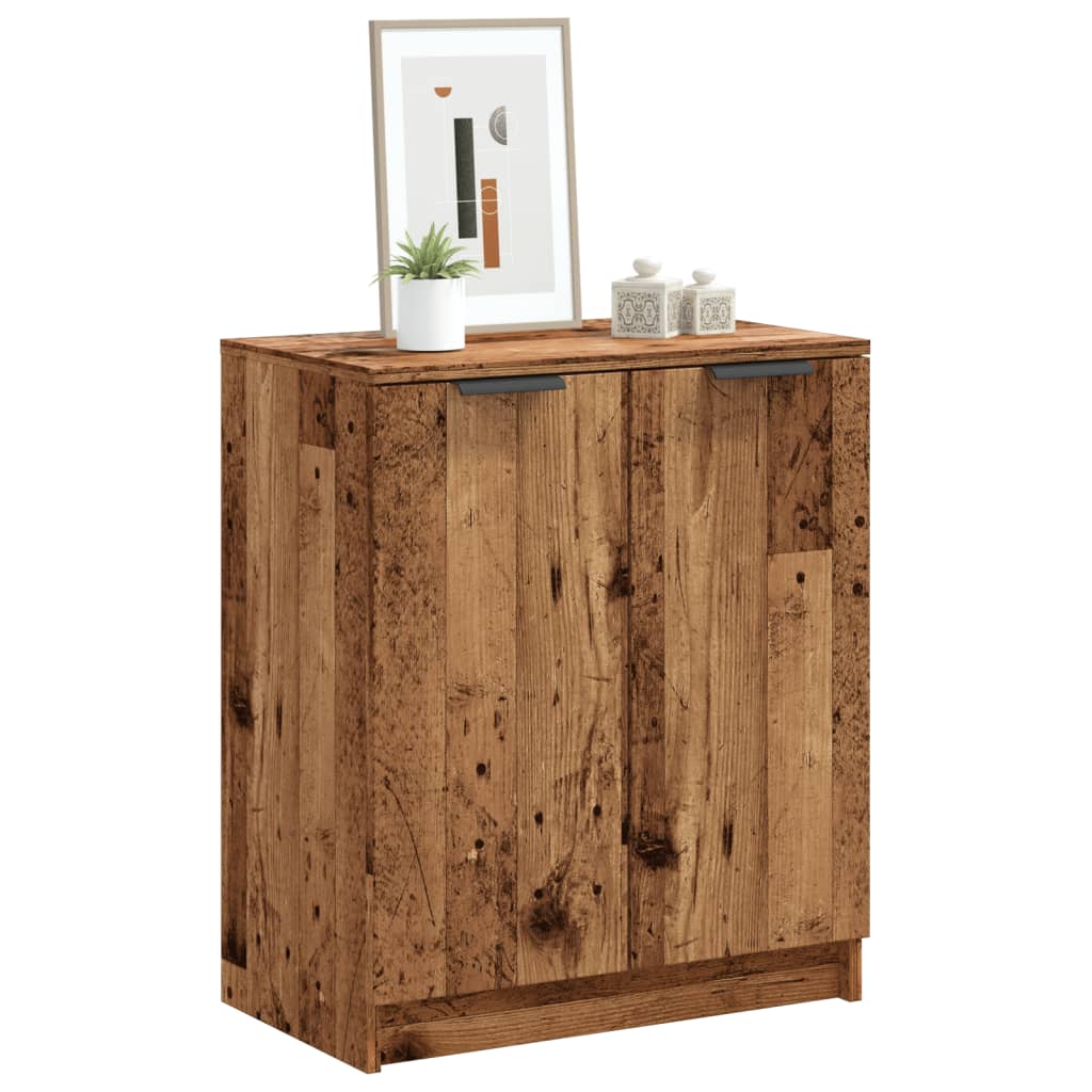 BRAVADO Small Shoe Cabinet Old Wood