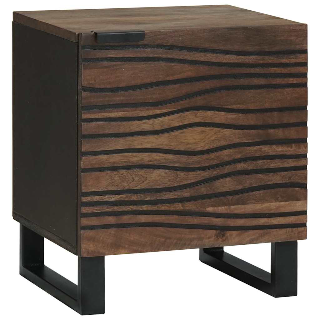 Bedside Cabinet 40 x 33.5 x 46 cm - Solid Mango Wood